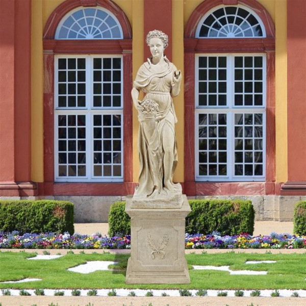 Four Seasons Spring Statue With Plinth
